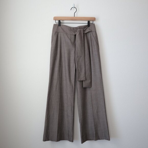 The Limited Wide Leg Trouser with Waist Tie | 2 - Picture 1 of 5